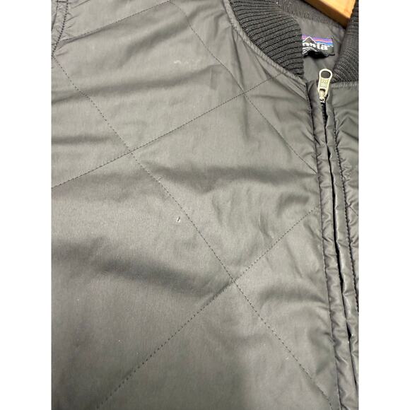 SOLD SOLD NOT FOR SALE Bomber Jacket full zipper Insulated size M black - Picture 3 of 13